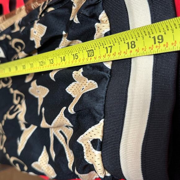 •NWT• SECRET CLUB OVERSIZED MONOGRAM
MESH SHORTS Large Gold/Brown • NEW - Picture 4 of 15